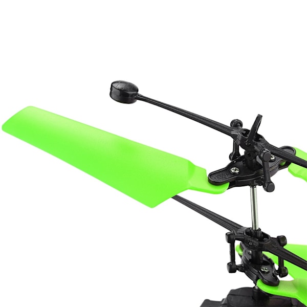 Mini RC Infrarød Induktion Helikopter Fly Blinkende Lys Legetøj Julegave Green