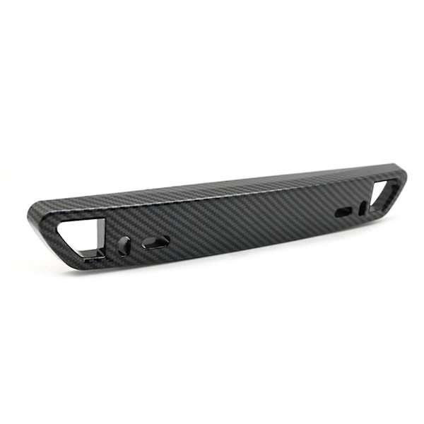 Universal bil Nummerplade Ramme Carbon Fiber Nummerplade Holder Silver