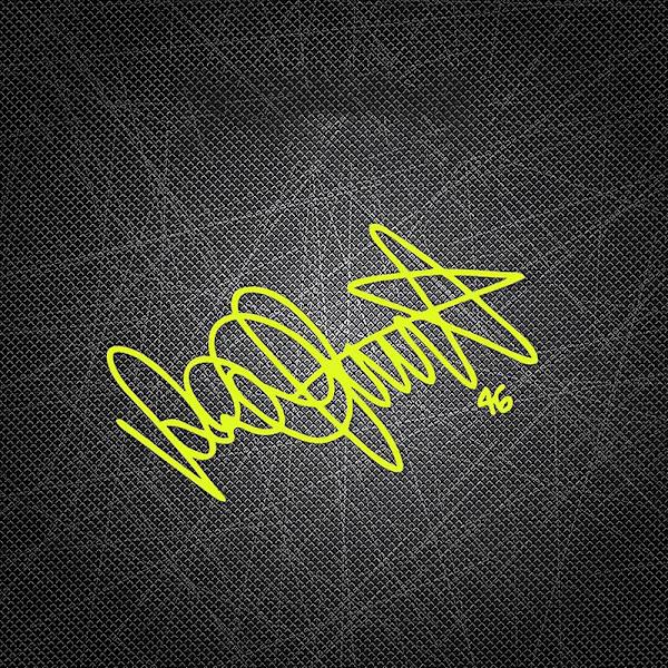 Signature-moottoripyörätarra Vedenpitävä moottoripyörän heijastava tarra - Tarrat &amp; Tarrat Matte Sliver