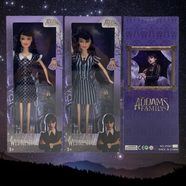 Rajat ylittävät uudet ulkomaankaupan lelut Adamsin nukke keskiviikko Addamsin nukketehdas tukkumyynti