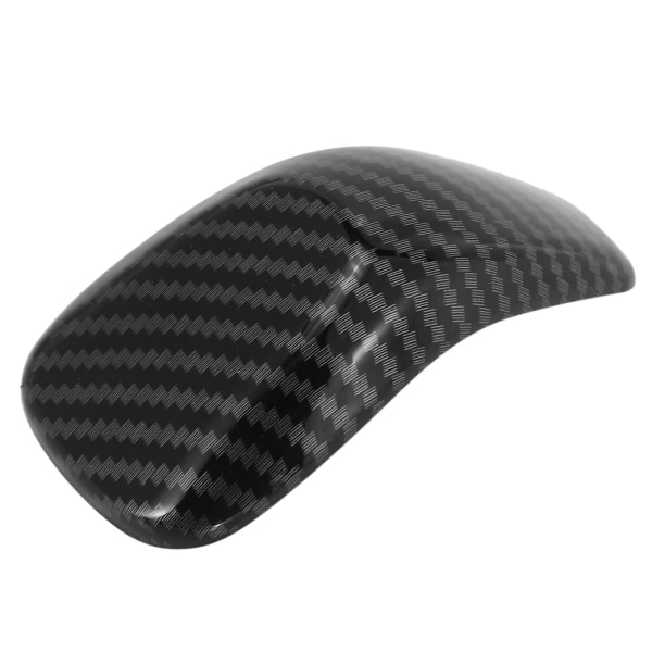 Bil Gear Shift Knop Head Cover Sticker Interiør Bil Styling Tilbehør Abs Carbon Fiber Black Ny