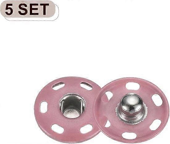 Knapper - Klesknapper - Syknapper - 19mm - Metall - Runde - Trykknapper - For søm, håndverk, DIY smykker