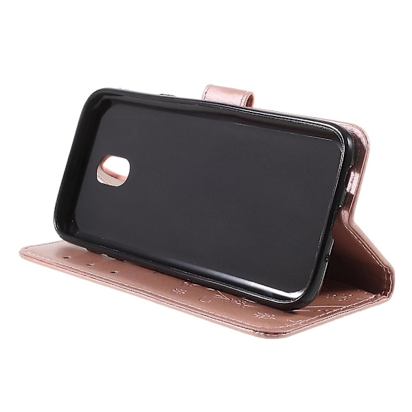 Imprint Pattern Pung Stand Telefon Cover Til Samsung Galaxy J3 (2017) EU Version/J3 Pro (2017)