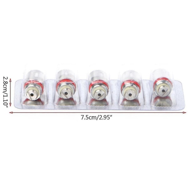 15 stk. Erstatningscoilhoder for Justfog Q16 Q14 S14 G14 1.6ohm Coil