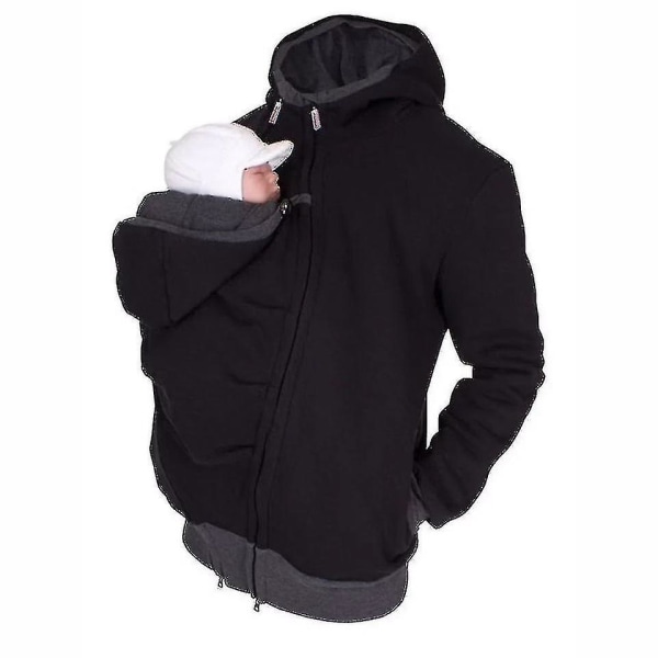 Takki Monikäyttöinen 3 In 1 Dad Kangaroo Jacket collegepaita Äitiys Miesten xxl