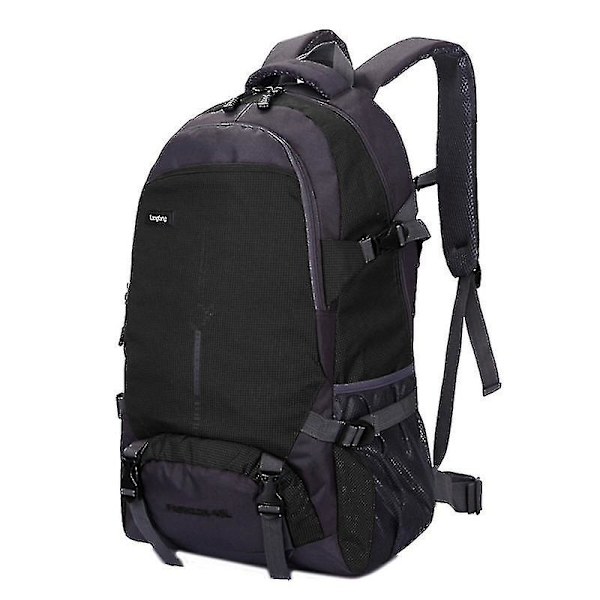 25/45l Utomhussport Bergsklättring Ryggsäck Vattentät Vandring Vandring Camping Ryggsäck Rese Casual Väskor Black-45L