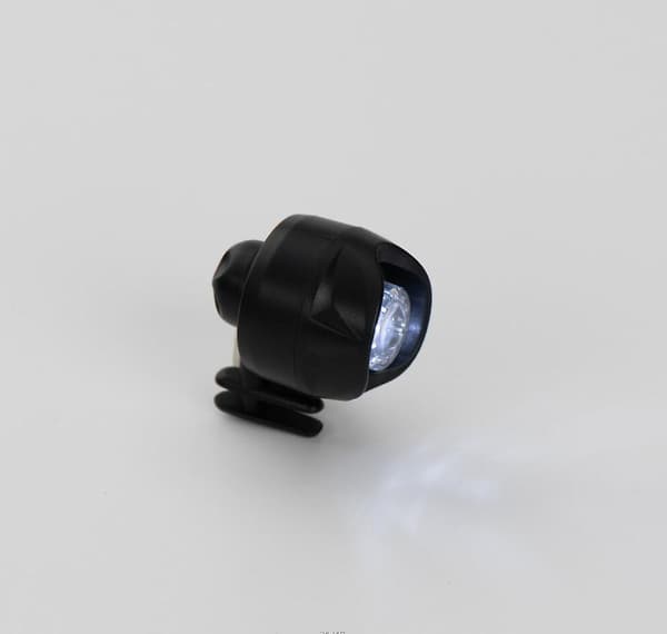 2 stk. LED Croc Lys Sko Lys Croc Charm Croc Tilbehør black
