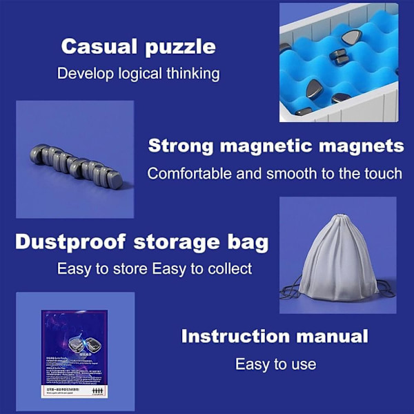 Magnetisk schackspel Magnetisk effekt schack SET2 SET2