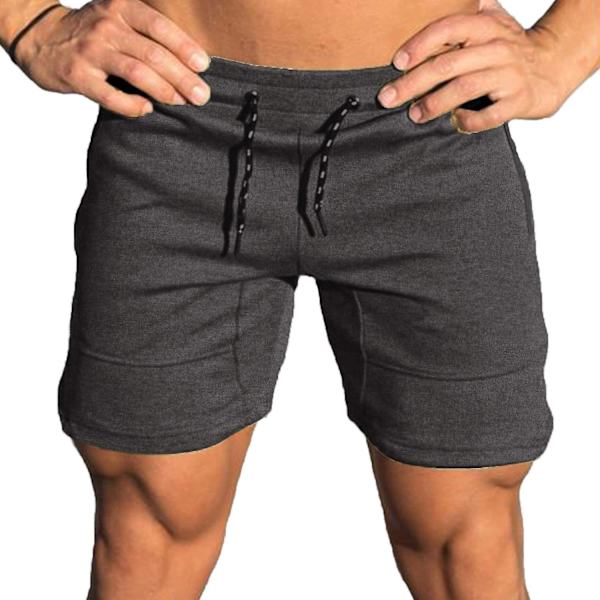 Gymträningsshorts för män Tyngdlyftning Squatting Kort anpassad träning Bodybuilding Jogger med ficka