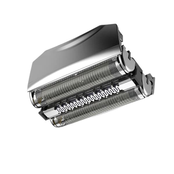 2X Erstatningsbarberhode for Braun 70S Series 7 790Cc, 760Cc, 7850Cc, 7865Cc, 7893S, 740S Kutter Erstatningshode Silver