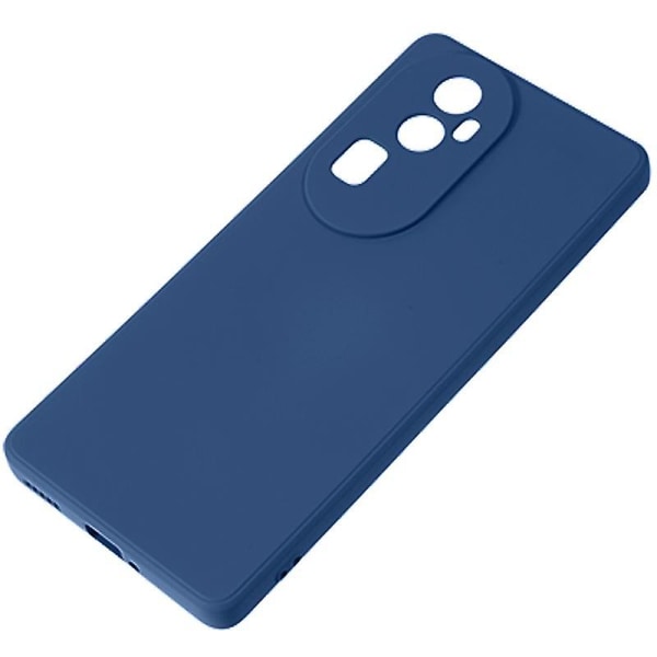 Oppo Reno10 5G kumisoidulle TPU- phone case Candy Color Fiber Lining putoamisen estävä cover Sapphire