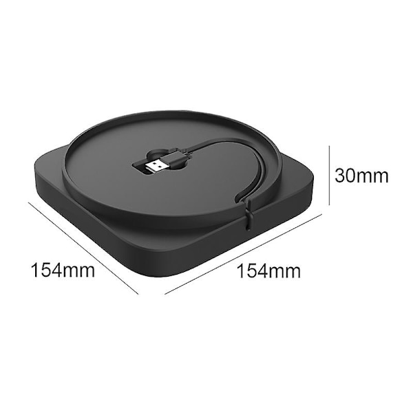 Xbox Series X-konsolstativ 4 porte Usb 2.0 Hub Combo Kit dockingstation med blåt lys