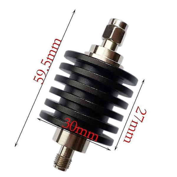 10w Sma-jk Rf-dæmper, - 4 Ghz, 50 Ohms Sma-dæmper, 40db