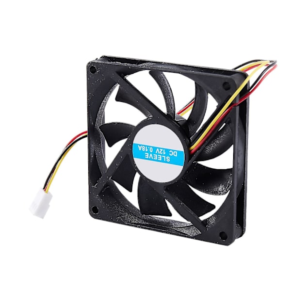 12v 3-pin CPU-vifte Kjølekjøler Kjølevifte for PC 80x80x15mm