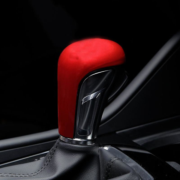 Bilväxelhuvud växlingsknopp Cover Trimdekal för Mazda 2 3 6 Bm Gj Demio Cx3 Cx5 Cx8 Cx9 Axela 2014 2021 2022 Tillbehör| | Red