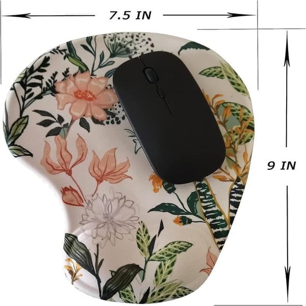 Tunt Mini Gel Musematte Datamaskin Estetisk Ergonomisk Musematte Liten Musematte med Håndleddsstøtte for