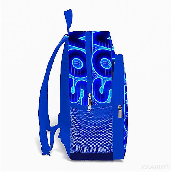 Sarjakuva kuvio Sonic Racing -reppu Teini-ikäisille Kirjalaukku Lasten Koululaukku Lapset Aloitus Koululahja Reppu+lounaslaukku+kynälaukku photo color1