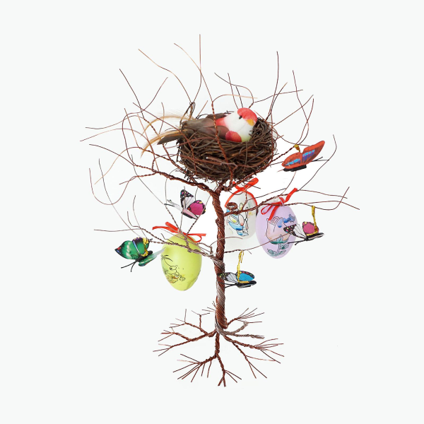 Bird's Nest Villa Tree Garden Retro nurmikon puusta riippuvat lemmikkitarvikkeet