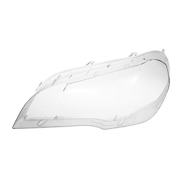 Auton kirkas ajovalon linssin cover vaihtoajovalon lampun cover X5 E70 2008-2013 vasen