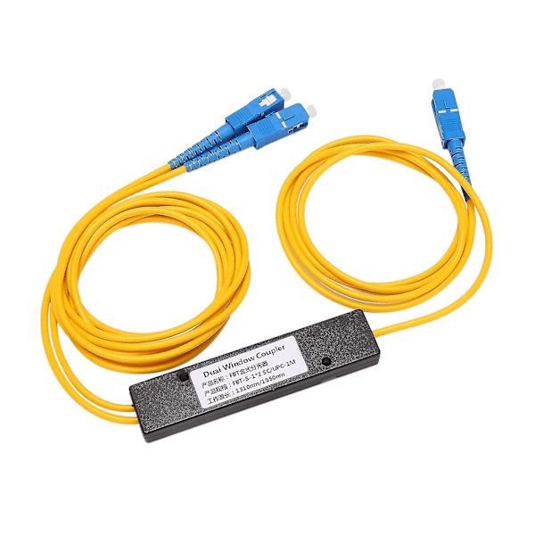 Ftth 1x2 Plc Singlemode Fiberoptisk Splitter Optisk Kobler
