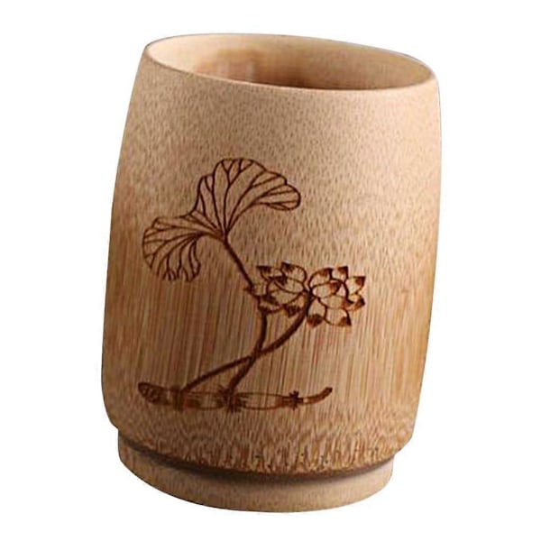 Naturlig Bambu Juice Mugg och Kopp Drickskoppar för Sake kaffe och te, 12 Designer att Välja J
