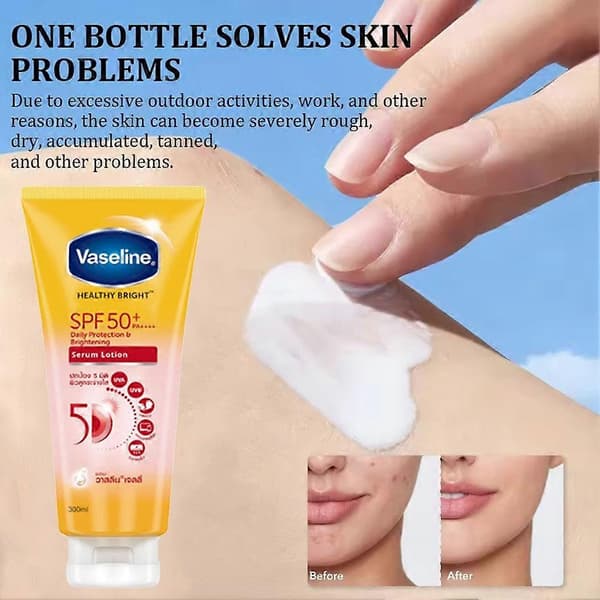 Kroppssolkrem – UV-beskyttelse, glyserinbasert, 300 ml