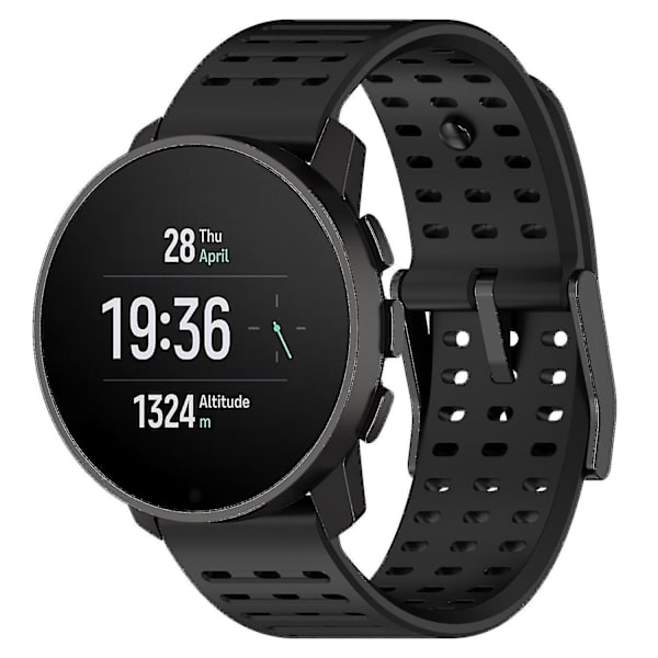 Urheiluhihna Suunto Vertical/9 Peak Pro/9 Peak/5 Peak, 22mm watch rannekkeille Black