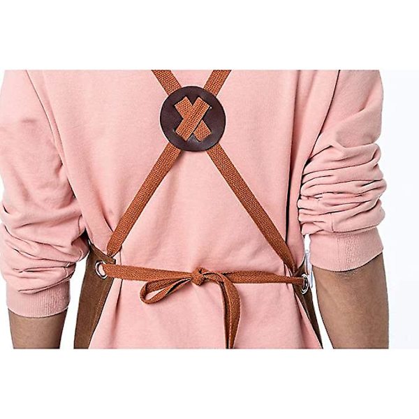 Dww-tablier De Travail En Toile Robuste Avec Plusieurs Poches Outils Idal Pour Bricolage Charpentier Jardinage Poterie Garage Atelier