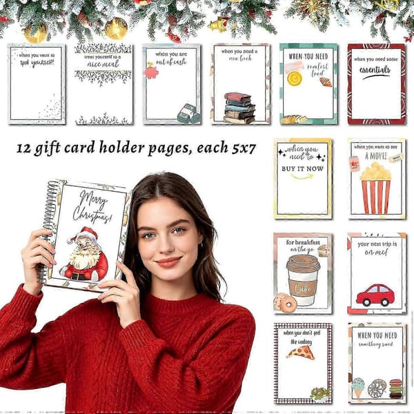 God Jul presentkortsbok A