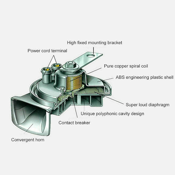 300db Super Tog Horn 12v 300db Super Tog Horn Til Lastbiler Suv Bil Båd Elektrisk Horn Motorcykler Høj Tog Horn