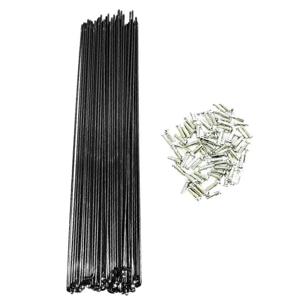 36 STK J-Bend Cykeleger (280mm Sort)