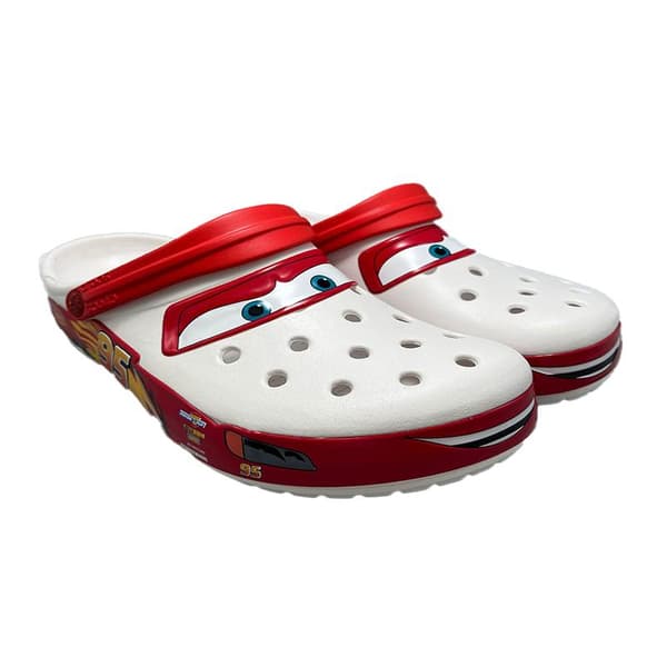 Unisex Vuxen Pixar Bilar McQueen Träskor vit white 44