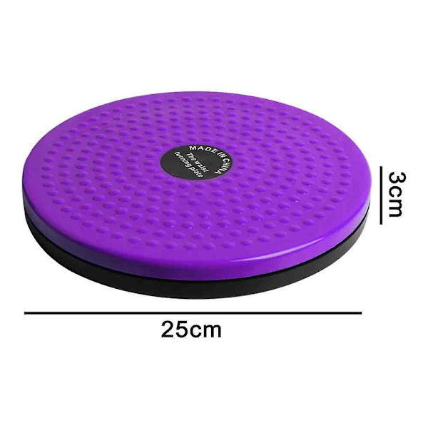 Body Sculpting Twisting Board Fitness Slankemaskine Roterende Board Kvinde Twisting Exercise Purple
