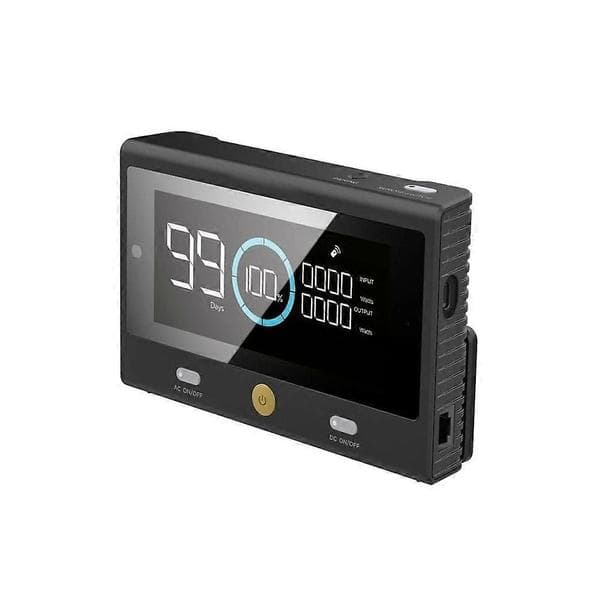 For EcoFlow DELTA Pro fjernkontroll for kraftstasjon intelligent kontrolloperasjon Svart