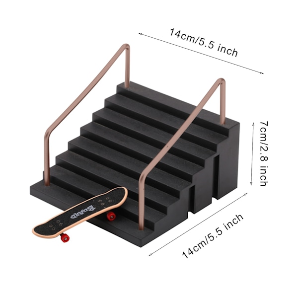 Skate Parks Kit Ramp Dele til Finger Skateboard Fingerboard Ramp Skateboard as show