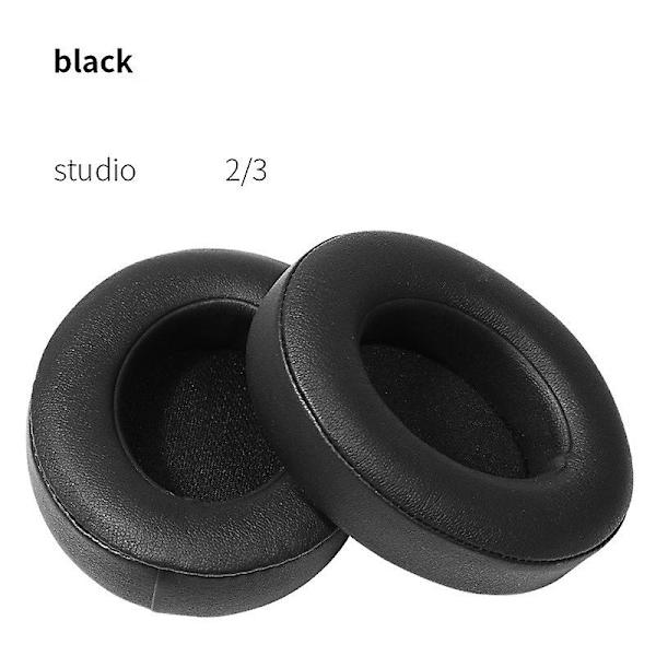 Erstatningsøreputer for Beats Studio 2 og 3 Black