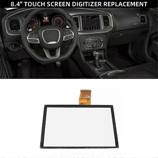 8,4 tums LCD-skärm med pekskärm för Jeep Grand Cherokee Transparent