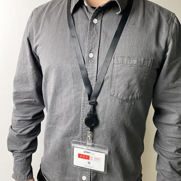 Practical and Extendable Lanyard - spot sale Svart