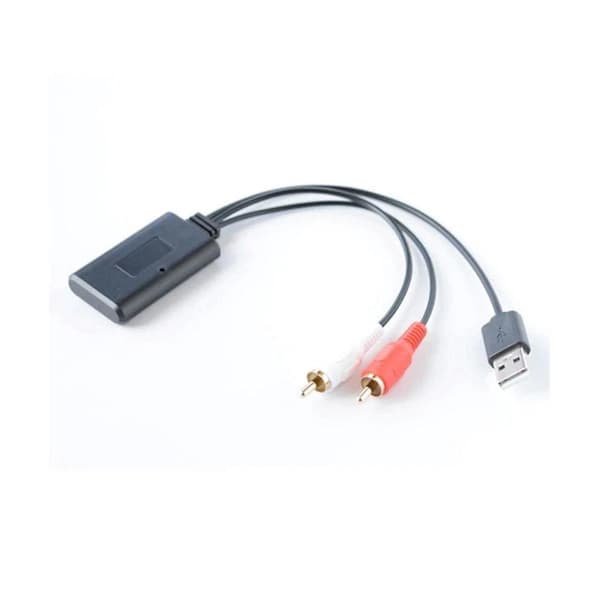 Bil Universal Trådlös Bluetooth-modul Musikadapter Rca Aux Ljudkabel Usb-driven, A