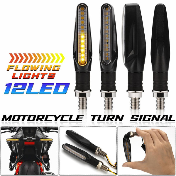 Motorsykkel Blinklys | Blinkende lys | Vannblinker | Haleblinker - 1/2 stk 1Pc