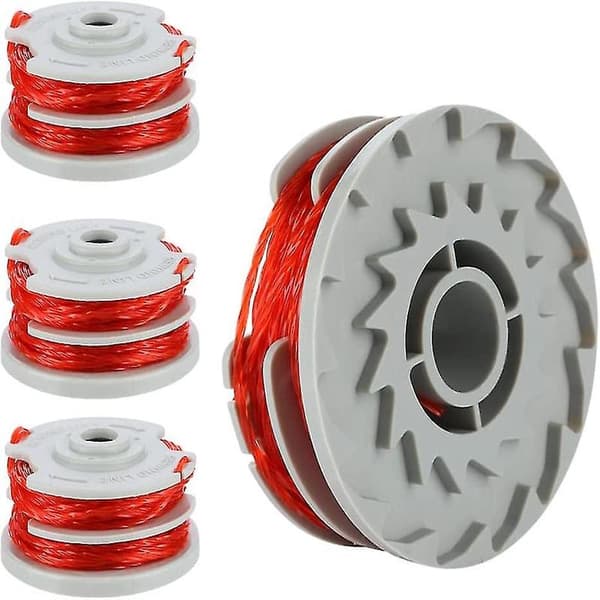 Gresstrimmertrådspoler for Flymo Fly021 (lengde 11m diameter 1,5mm) Nylontrådspoler Trådskjærer (flymo Fly021, 4 stykker) (hy)