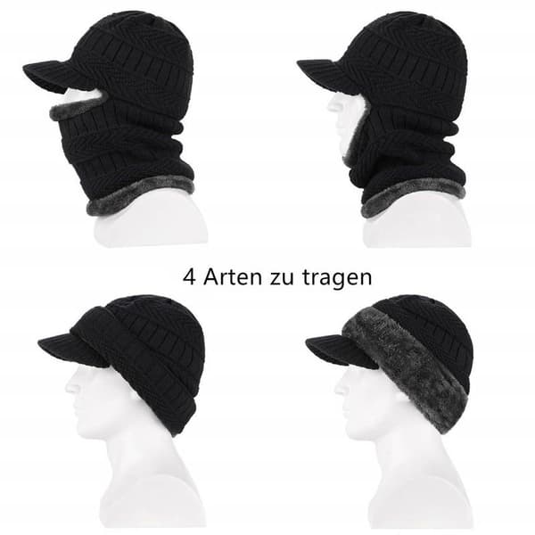 Balaclava vinterjacka med flexibel hals - supervarm