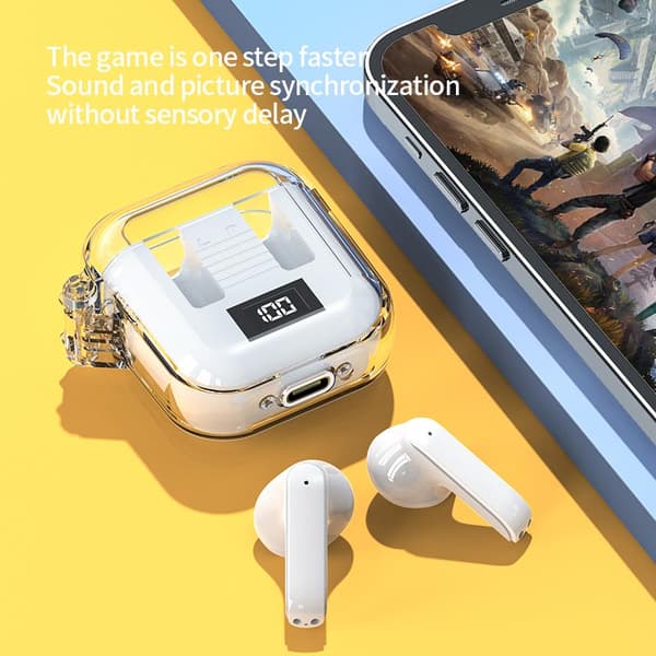 Sanne trådløse Bluetooth-ørepropper TM90 Pro In-ear Digital Display Trådløse