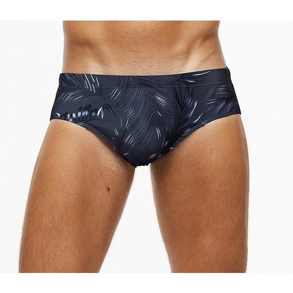 Nya badbyxor för män med låg midja Badkläder Elastiska strandboxers A2 3XL