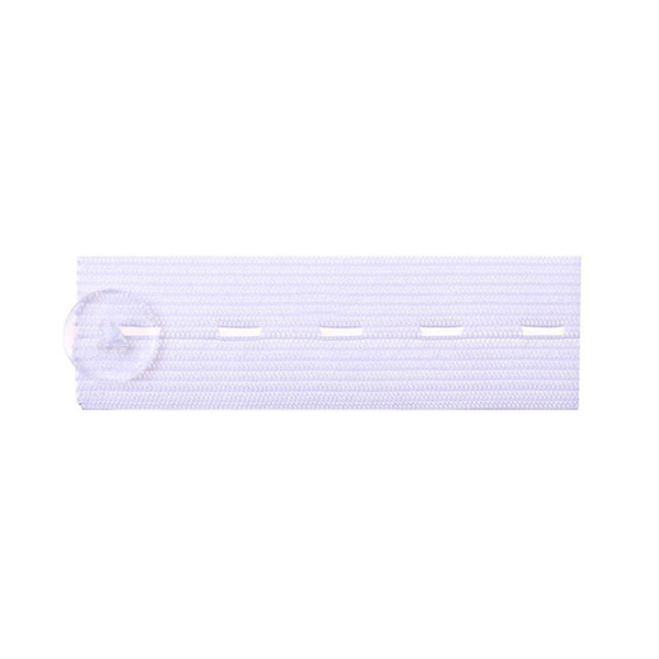 Elastisk knap taljeforlænger bukser Jeans Expander taljeknap White 5PCS