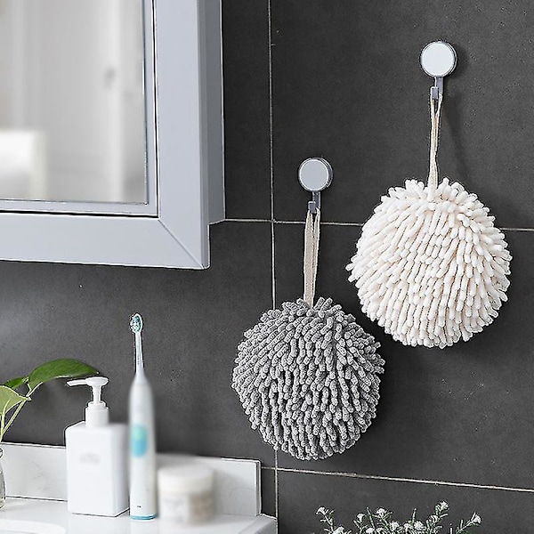 Kök Bad Handduk Snabbtorkande Mjuk Absorberande Fiberhandduk White