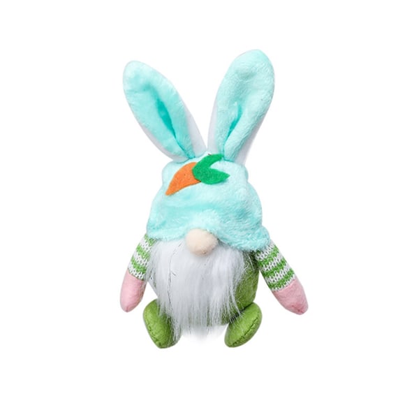 2ST Påskdagsdekorationer Leksaksprydnader Rudolph Ansiktslös docka Rudolph Toy Plyschleksak Påskpresent för pojkar och flickor F F