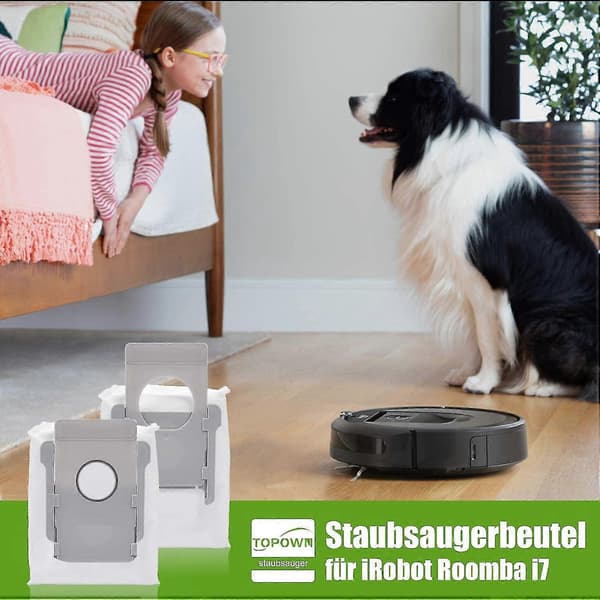 10 stk. Irobot Roomba I7 pose, erstatningsstøvposer for Irobot Roomba I7 I7+ / I7 Plus E5 E6 E7 S9 S9+ støvsuger
