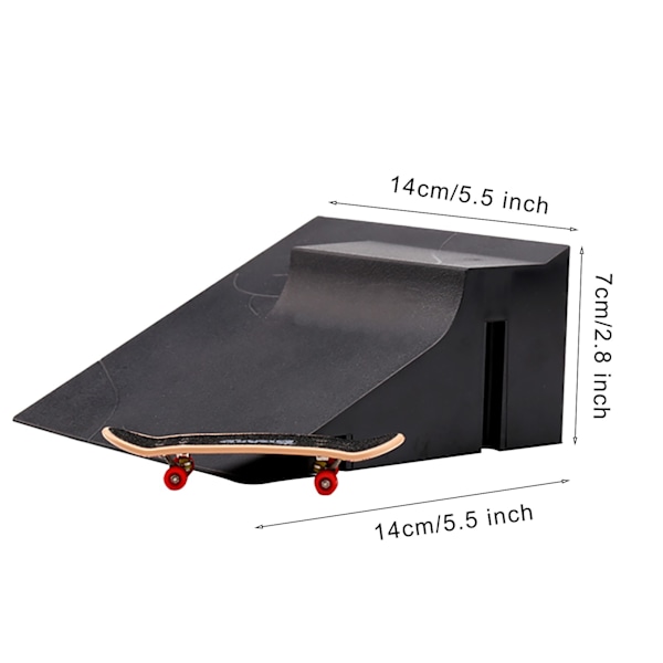 Skate Parks Kit Ramp Dele til Finger Skateboard Fingerboard Ramp Skateboard as show