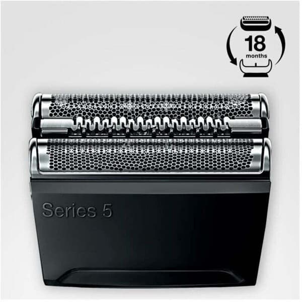 Braun 52B svart barberhode Black